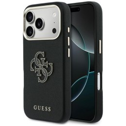 Etui Guess FW Resin Logo do iPhone 17 Pro Max czarny