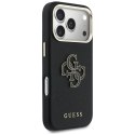 Etui Guess FW Resin Logo do iPhone 17 Pro czarny
