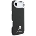 Etui Karl Lagerfeld Karl & Choupette Head Pins Saffiano MagSafe do iPhone Air czarny