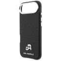 Etui Karl Lagerfeld Karl & Choupette Head Pins Saffiano MagSafe do iPhone Air czarny