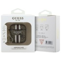 Guess GUA2P4RPSW AirPods 1/2 cover brązowy/brown 4G Printed Stripes Charm
