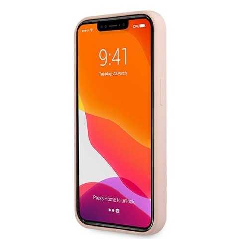 Karl Lagerfeld KLHCP13MSLKHLP iPhone 13/ 14 / 15 6,1" jasnoróżowy/light pink hardcase Silicone Karl`s Head