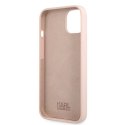 Karl Lagerfeld KLHCP13MSLKHLP iPhone 13/ 14 / 15 6,1" jasnoróżowy/light pink hardcase Silicone Karl`s Head