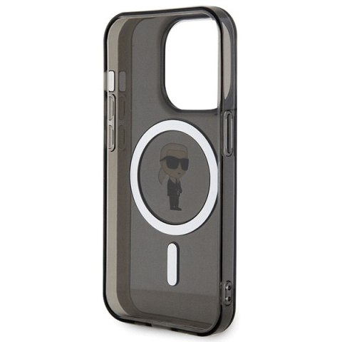 Karl Lagerfeld KLHMP14LHFCKNOK iPhone 14Pro 6.1" czarny/black hardcase IML Ikonik MagSafe