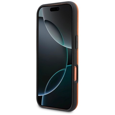 Etui BMW M FW Logo Metal MagSafe do iPhone 17 Pro Max pomarańczowy