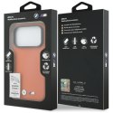 Etui BMW M Metal Logo MagSafe do iPhone 17 Pro pomarańczowy