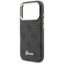 Etui Guess 4G Script MagSafe do iPhone 17 Pro czarny