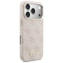Etui Guess 4G Script MagSafe do iPhone 17 Pro różowy