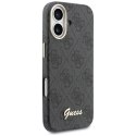 Etui Guess 4G Script MagSafe do iPhone 17 czarny