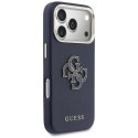 Etui Guess FW Resin Logo do iPhone 17 Pro Max niebieski