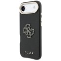 Etui Guess FW Resin Logo do iPhone Air czarny