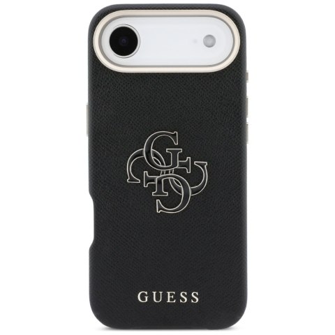 Etui Guess FW Resin Logo do iPhone Air czarny