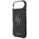 Etui Guess FW Resin Logo do iPhone Air czarny