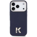 Etui Karl Lagerfeld Karl Head Logo MagSafe do iPhone 17 Pro niebieski