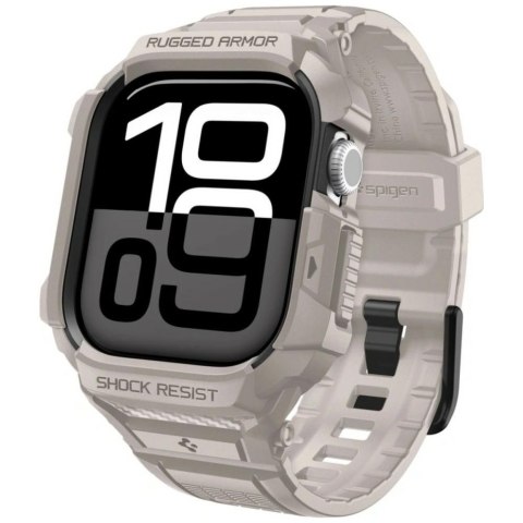 Etui Spigen Rugged Armor Pro V2 do Apple Watch 10/11 (46mm) dune beige