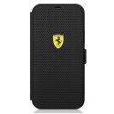 Ferrari FESPEFLBKP12MBK iPhone 12/12 Pro6,1" czarny/black book On Track Perforated