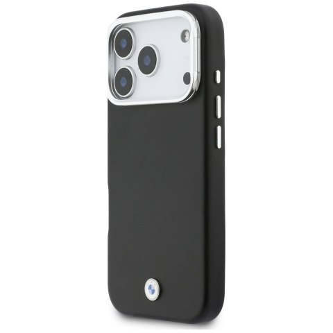 Etui BMW M Sign Metal Logo MagSafe do iPhone 17 Pro czarny