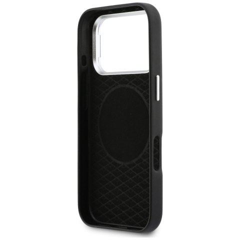 Etui BMW M Sign Metal Logo MagSafe do iPhone 17 Pro czarny