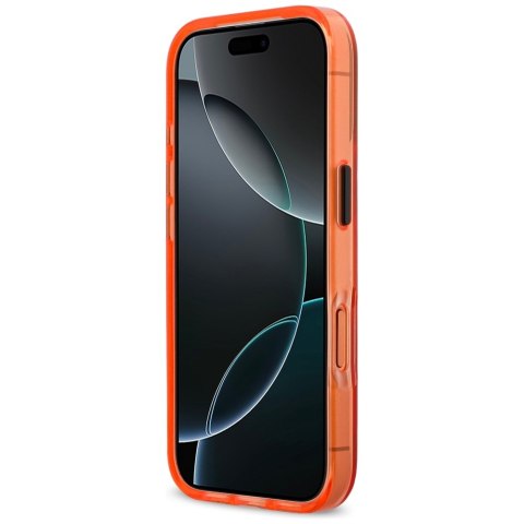 Etui BMW M IML Metal Logos MagSafe do iPhone 17 Pro pomarańczowy