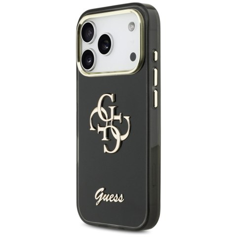 Etui Guess IML 4G Script Metal do iPhone 17 Pro czarny