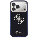 Etui Guess IML 4G Script Metal do iPhone 17 Pro niebieski