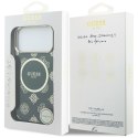 Etui Guess IML Peony Dot MagSafe do iPhone 17 Pro Max czarny
