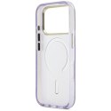 Etui Guess IML Shell Script Metal MagSafe do iPhone 17 Pro Max fioletowy