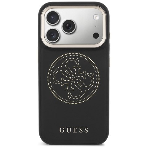 Etui Guess Perforated 4G MagSafe do iPhone 17 Pro czarny