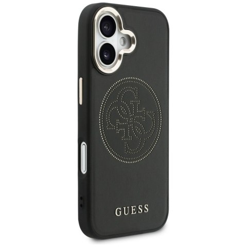 Etui Guess Perforated 4G MagSafe do iPhone 17 czarny