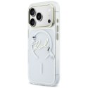 Etui Karl Lagerfeld IML Choupettes Karl Script Logo MagSafe do iPhone 17 Pro przezroczysty
