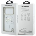 Etui Karl Lagerfeld IML Choupettes Karl Script Logo MagSafe do iPhone 17 Pro przezroczysty