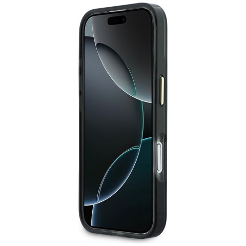 Etui Karl Lagerfeld IML Choupettes Karl Script Logo MagSafe do iPhone 17 czarny