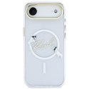 Etui Karl Lagerfeld IML Choupettes Karl Script Logo MagSafe do iPhone Air przezroczysty