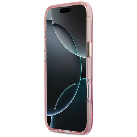 Etui Karl Lagerfeld IML Choupettes Karl Script Logo MagSafe do iPhone Air różowy