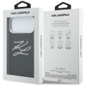 Etui Karl Lagerfeld IML Glitter KL Diamond Logo do iPhone 17 Pro Max czarny