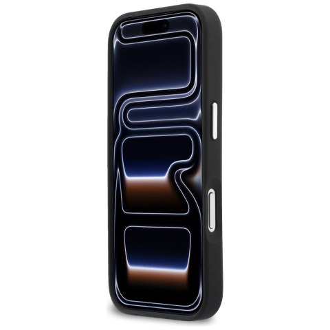 Etui Karl Lagerfeld IML Glitter KL Diamond Logo do iPhone 17 Pro czarny