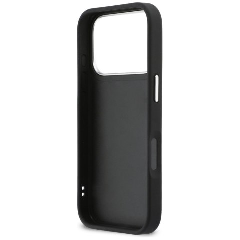 Etui Karl Lagerfeld IML Glitter KL Diamond Logo do iPhone 17 Pro czarny