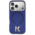 Etui Karl Lagerfeld IML K Head Logo MagSafe do iPhone 17 Pro niebieski