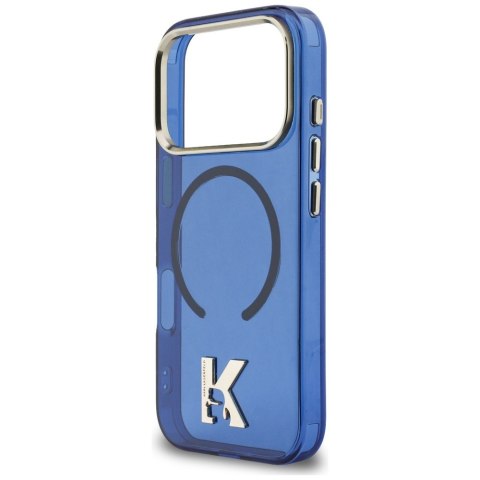 Etui Karl Lagerfeld IML K Head Logo MagSafe do iPhone 17 Pro niebieski