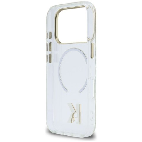 Etui Karl Lagerfeld IML K Head Logo MagSafe do iPhone 17 Pro przezroczysty