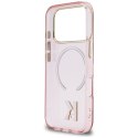 Etui Karl Lagerfeld IML K Head Logo MagSafe do iPhone 17 Pro różowy