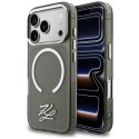 Etui Karl Lagerfeld IML KL Script Logo MagSafe do iPhone 17 Pro Max czarny