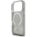 Etui Karl Lagerfeld IML KL Script Logo MagSafe do iPhone 17 Pro Max czarny