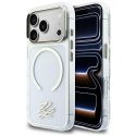 Etui Karl Lagerfeld IML KL Script Logo MagSafe do iPhone 17 Pro przezroczysty