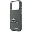 Etui Karl Lagerfeld IML Karl & Choupette Peekaboo Logo MagSafe do iPhone 17 Pro Max czarny