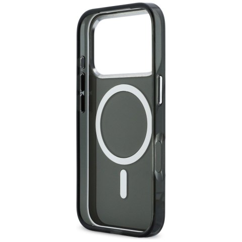 Etui Karl Lagerfeld IML Karl & Choupette Peekaboo Logo MagSafe do iPhone 17 Pro Max czarny
