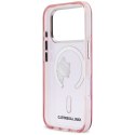 Etui Karl Lagerfeld IML Peekaboo MagSafe do iPhone 17 Pro różowy