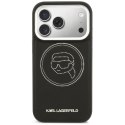 Etui Karl Lagerfeld K Head Point Logo MagSafe do iPhone 17 Pro czarny