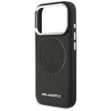 Etui Karl Lagerfeld K Head Point Logo MagSafe do iPhone 17 Pro czarny