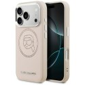 Etui Karl Lagerfeld K Head Point Logo MagSafe do iPhone 17 Pro różowy
